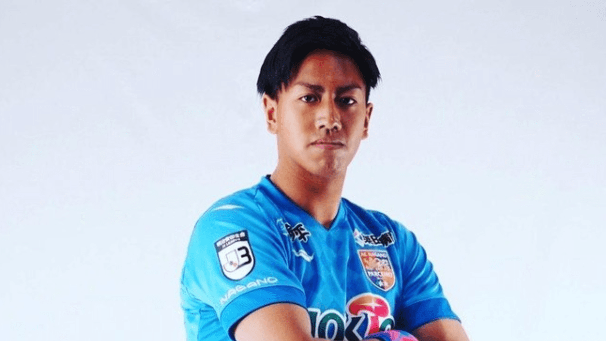 Kiper berdarah Indonesia yang main di Jepang, Ryu Nugraha.