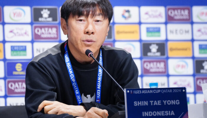 Komentar Shin Tae-yong di Konferensi Pers Jelang Pertandingan Indonesia U-23 vs Qatar U-23: Jelas Sekali, Mereka Tuan Rumah